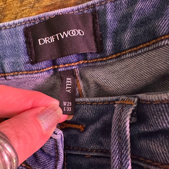 Driftwood Kelly Jeans with Cherry Blossoms size 29 - Picture 6 of 7